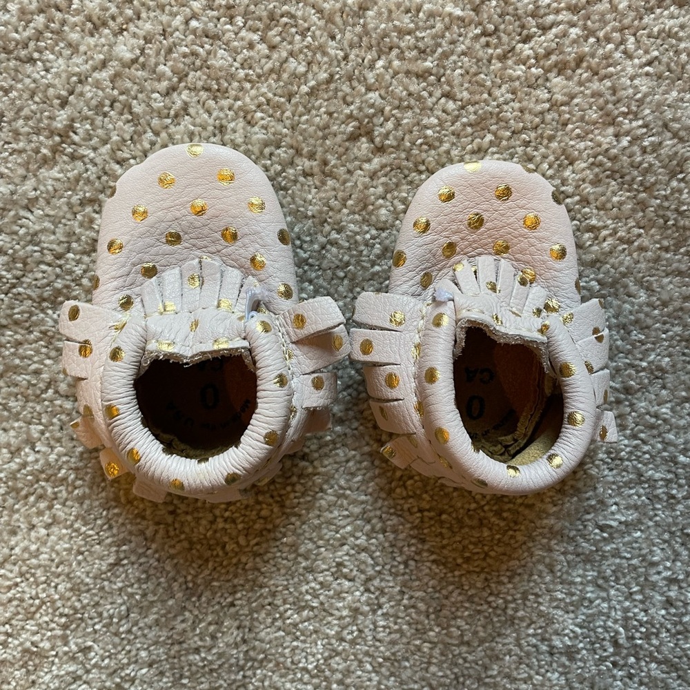 Freshly picked newborn (size 0) moccasins